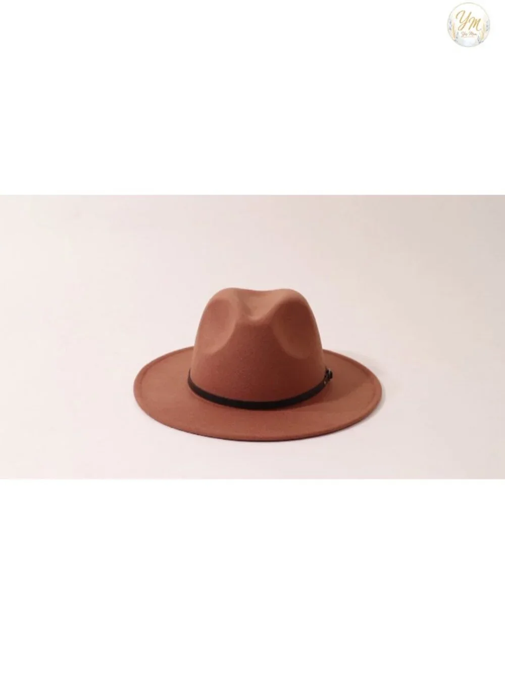 Lisianthus Fedora Hat for Women Belt Buckle Trilby Felt Jazz Hat